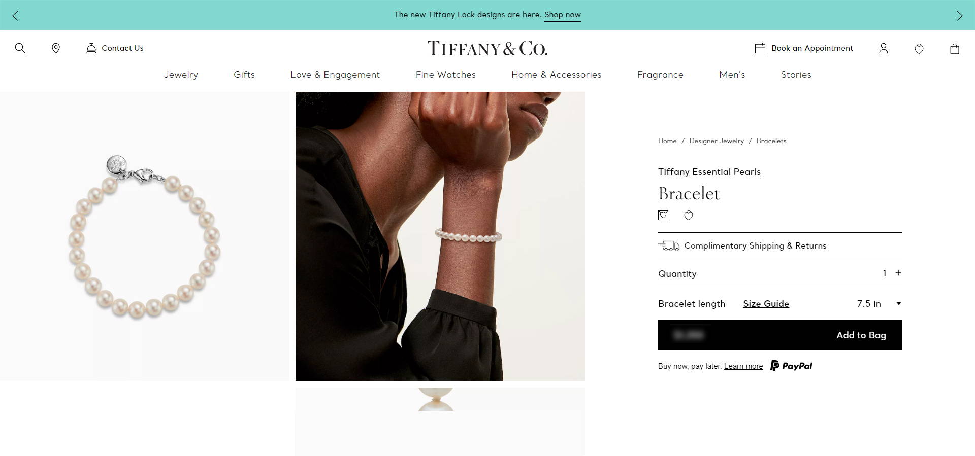 Tiffany & Company Pearl Bracelet