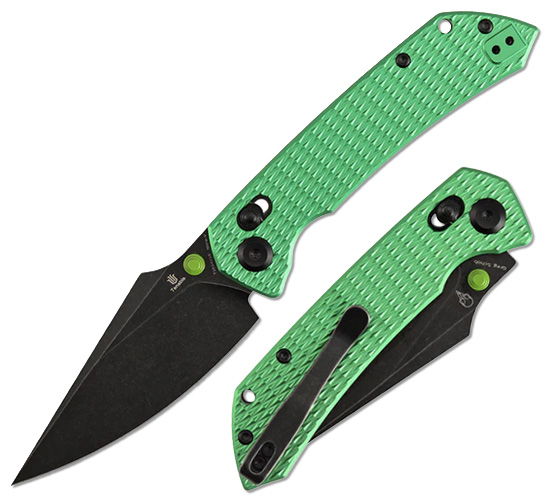 Kansept Fenrir Folding Knife in Anodized Green Model T1034V16