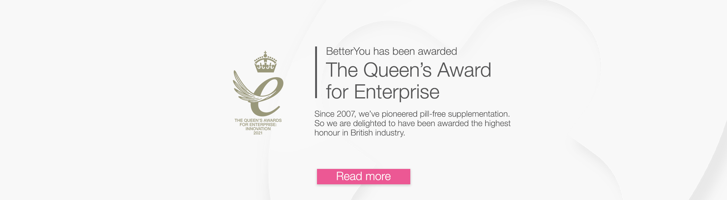 BetterYou has been awarded the Queens Award for Enterprise: Innovation