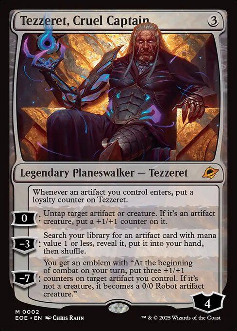 Tezzeret, Cruel Captain one of the best caards of 2025.