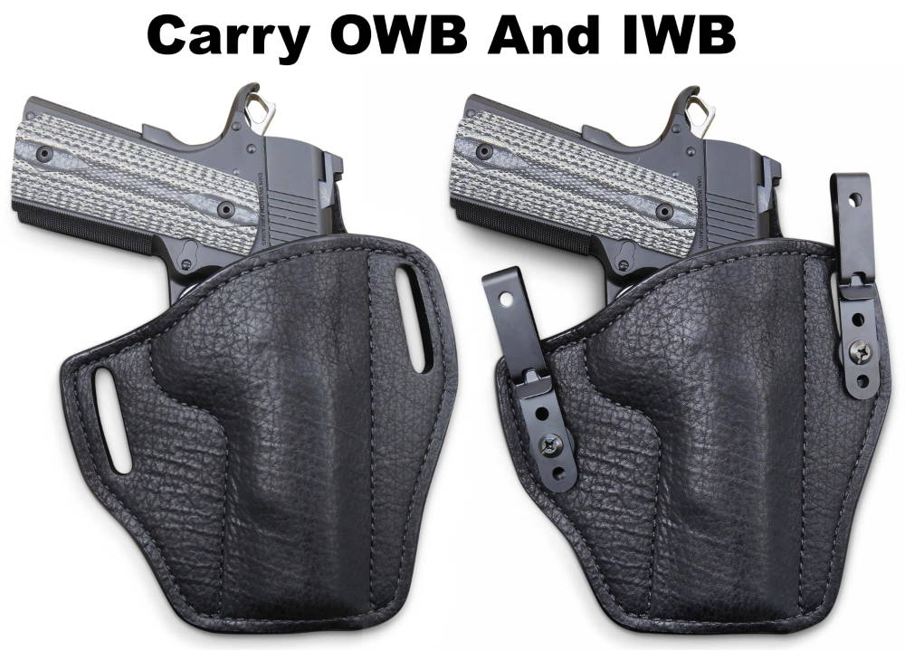 Concealed carry holster and open carry holster