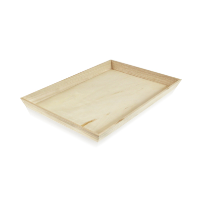 A heady duty wooden tray