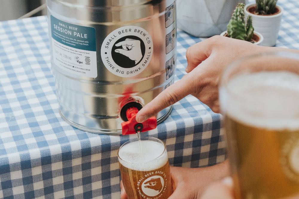 Small Beer shows how to use a mini beer keg