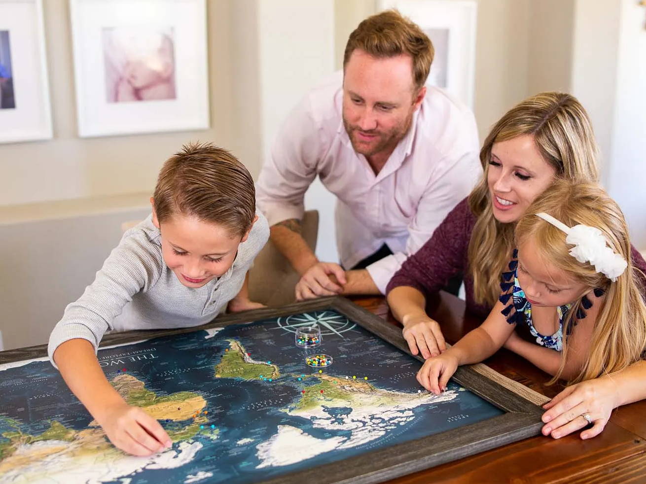 family world map