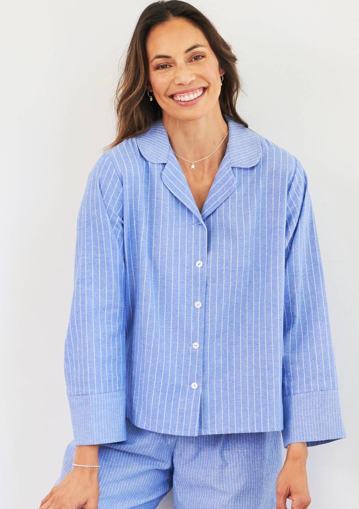 cotton-linen-mismatched-pyjama-set