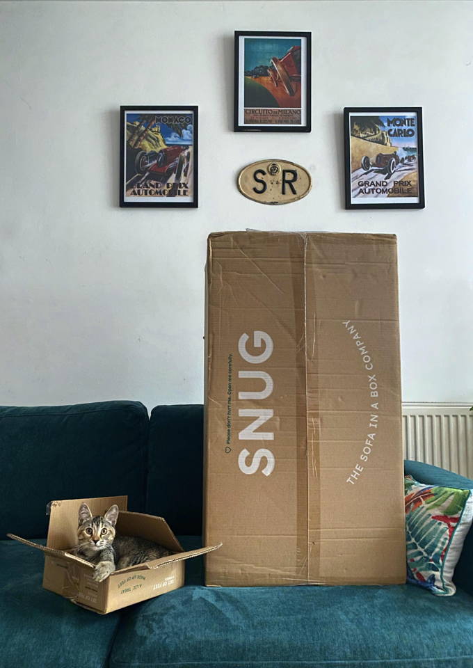 Snug Modern Chaise Corner Sofa