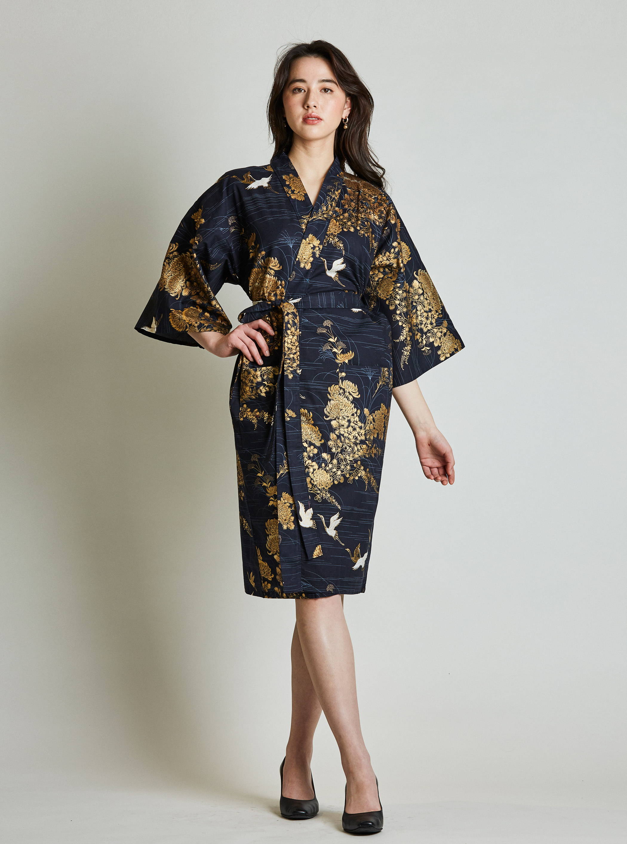 THY COLLECTIBLES Women's Silk Traditional Japanese Kimono Robe/Bathrobe /... 