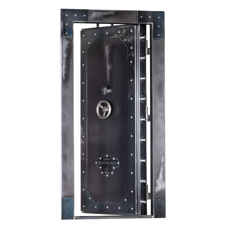 Rhino Metals Ironworks IWVD in-swing vault door exterior