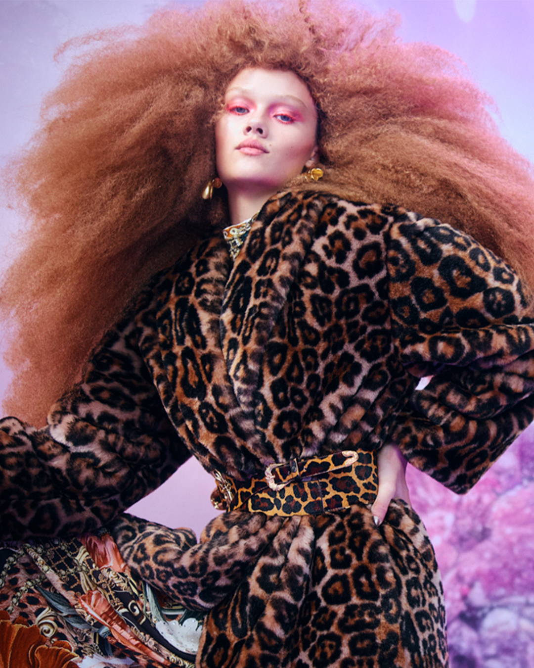 CAMILLA leopard print coat