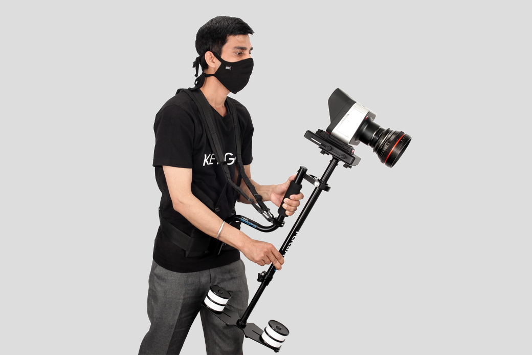 Flycam 5000 Handheld Camera Stabilizer with Body Pod & Arm Brace