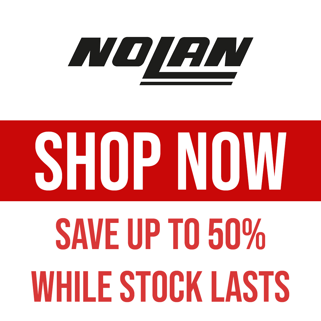 Save up to 50% Off Nolan Helmets
