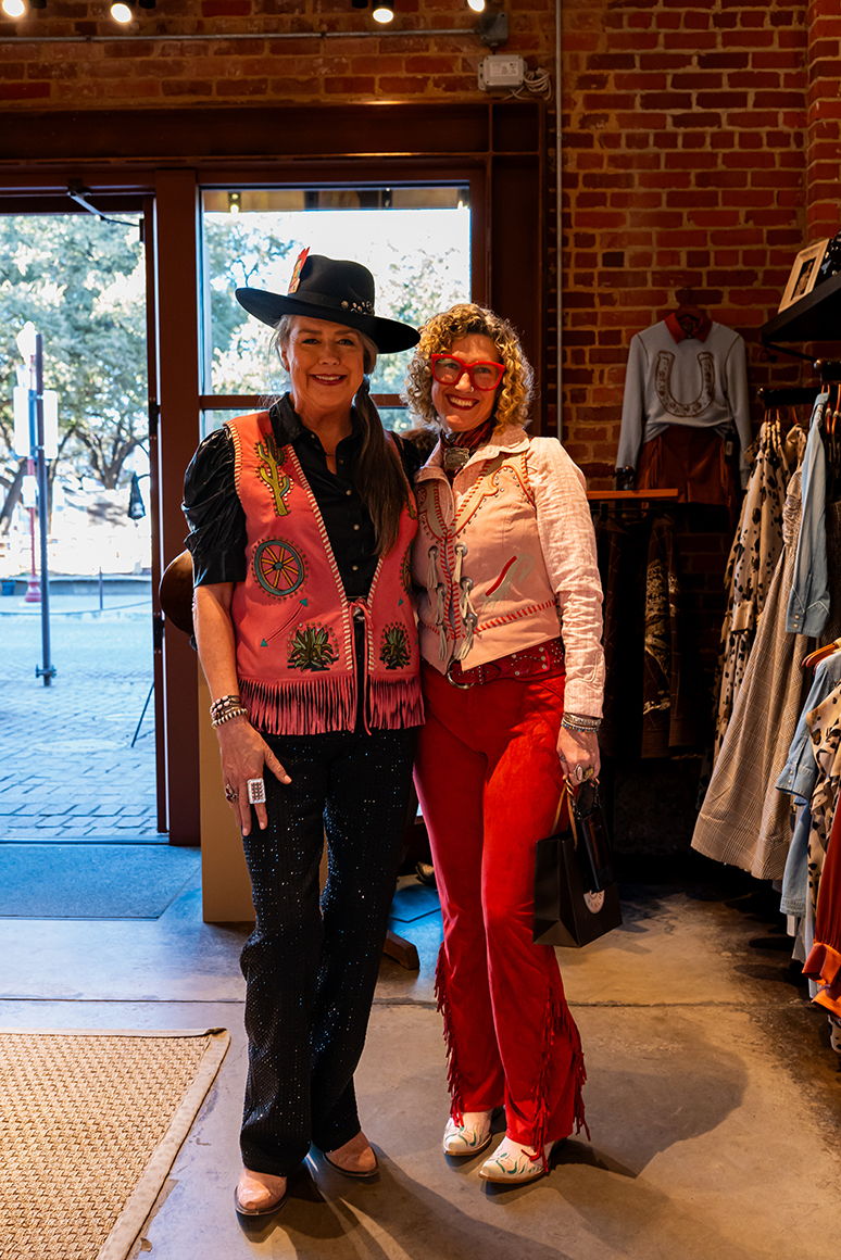 Liz and Alanna enjoying their time in Fort Worth!