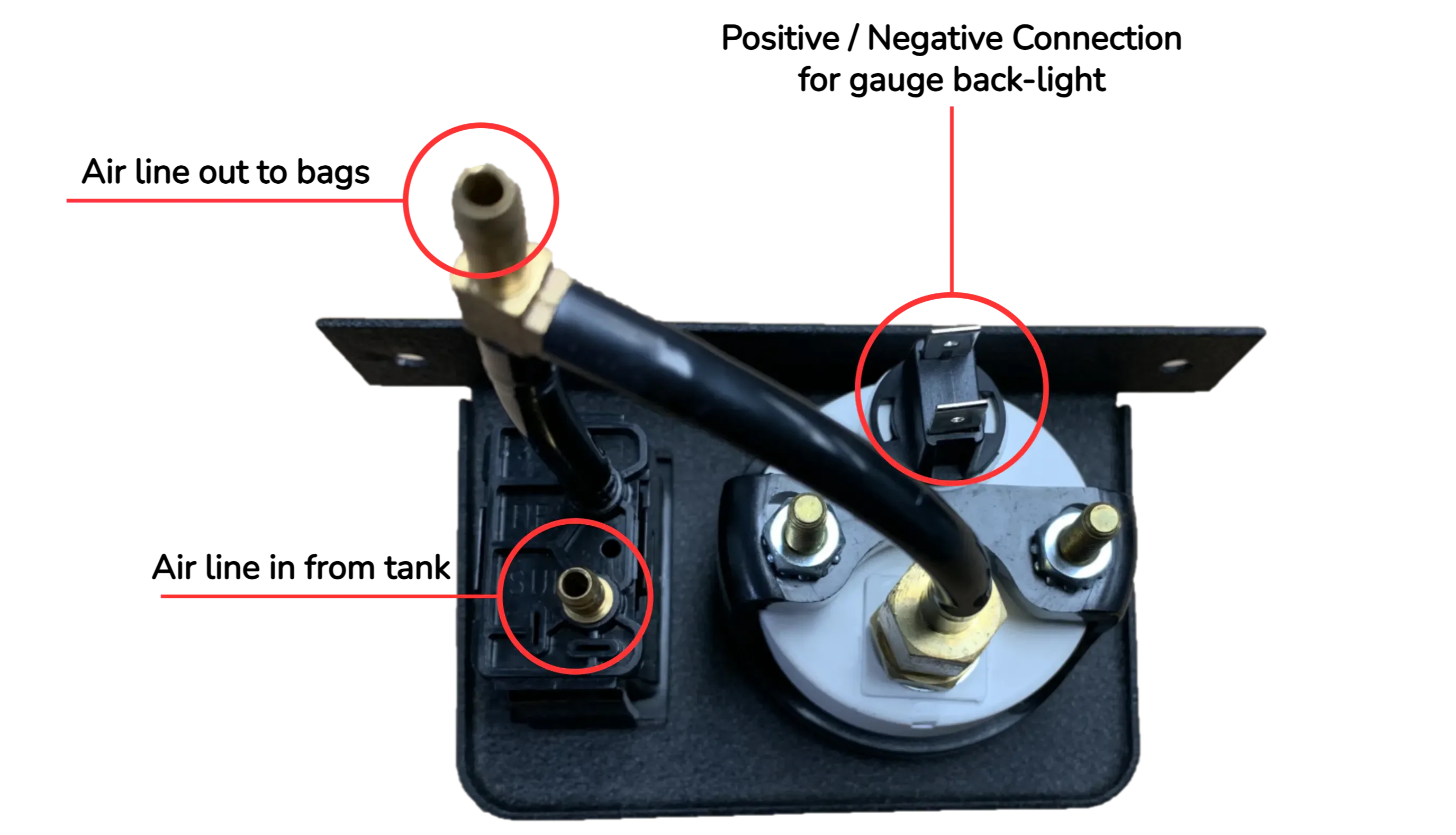 Using Air Bags / Load Support with Horn Kits (Single Path)