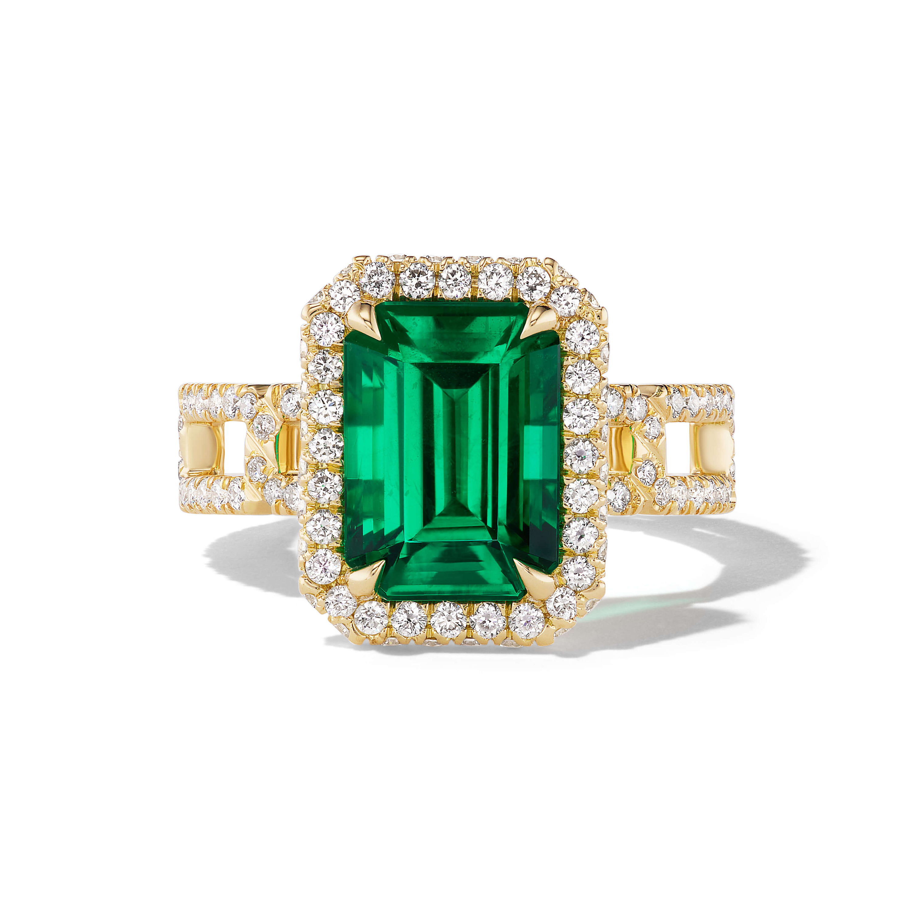 emerald engagement ring