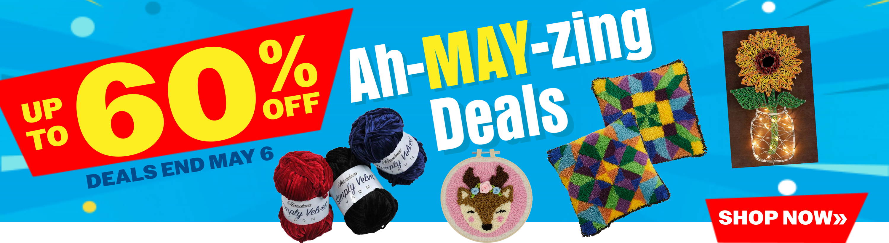 Ah-MAY-Zing Deals up to 60% Off until May 6. Image: Featured Sale Items.