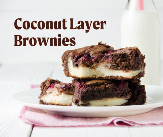 Coconut Layer Brownies