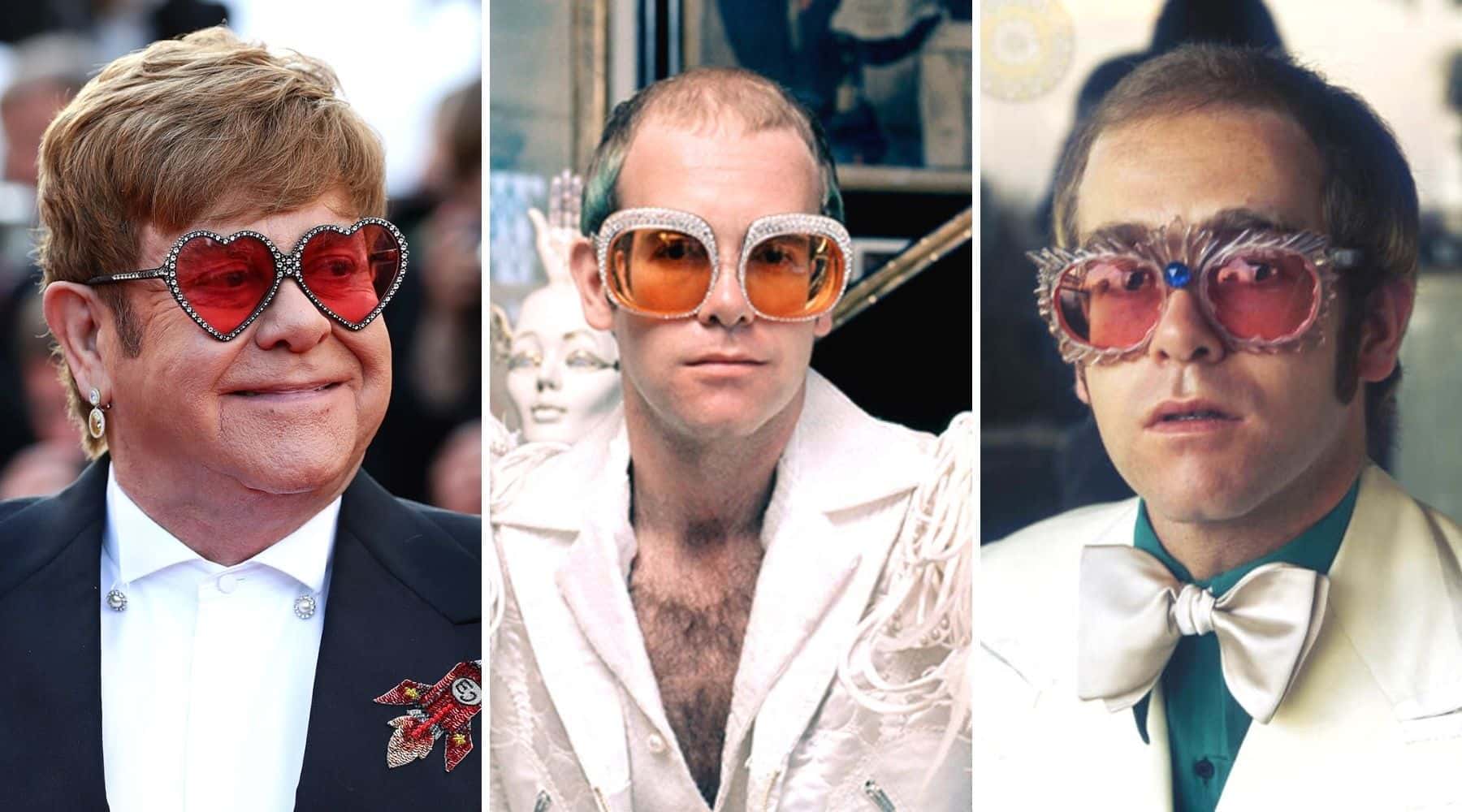 Elton John Sunglasses Fashion over the years
