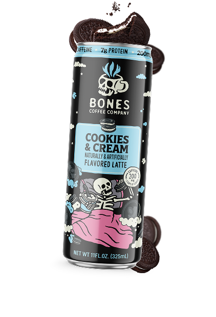 Bones Coffee RTD Cookies and Cream Can