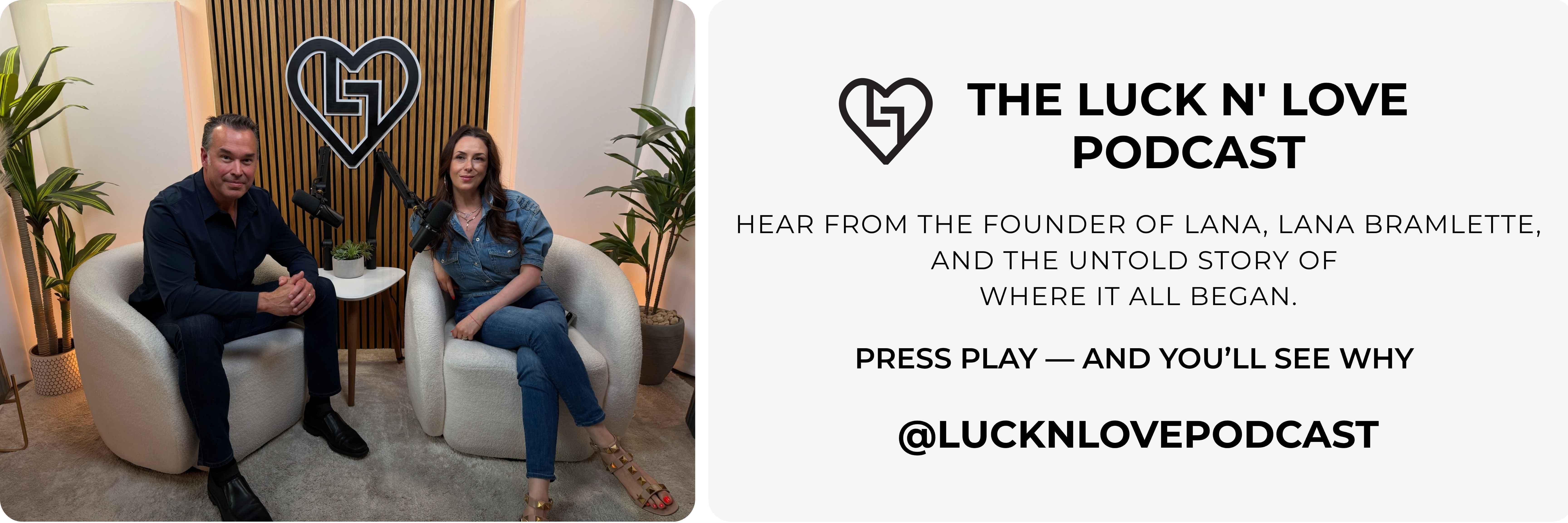 Podcast hosts discussing love and relationships in a cozy setting.
