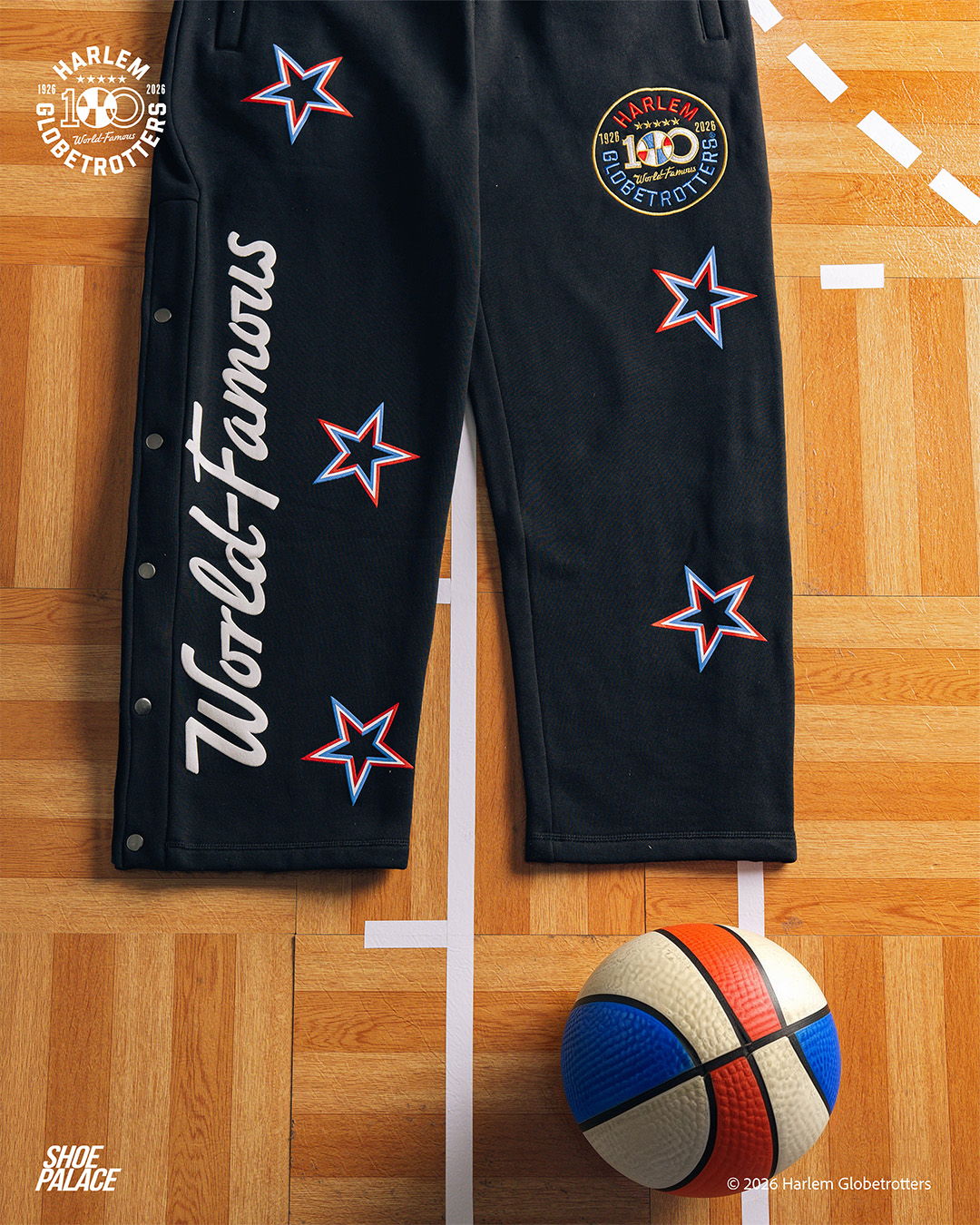Black basketball pants with 
