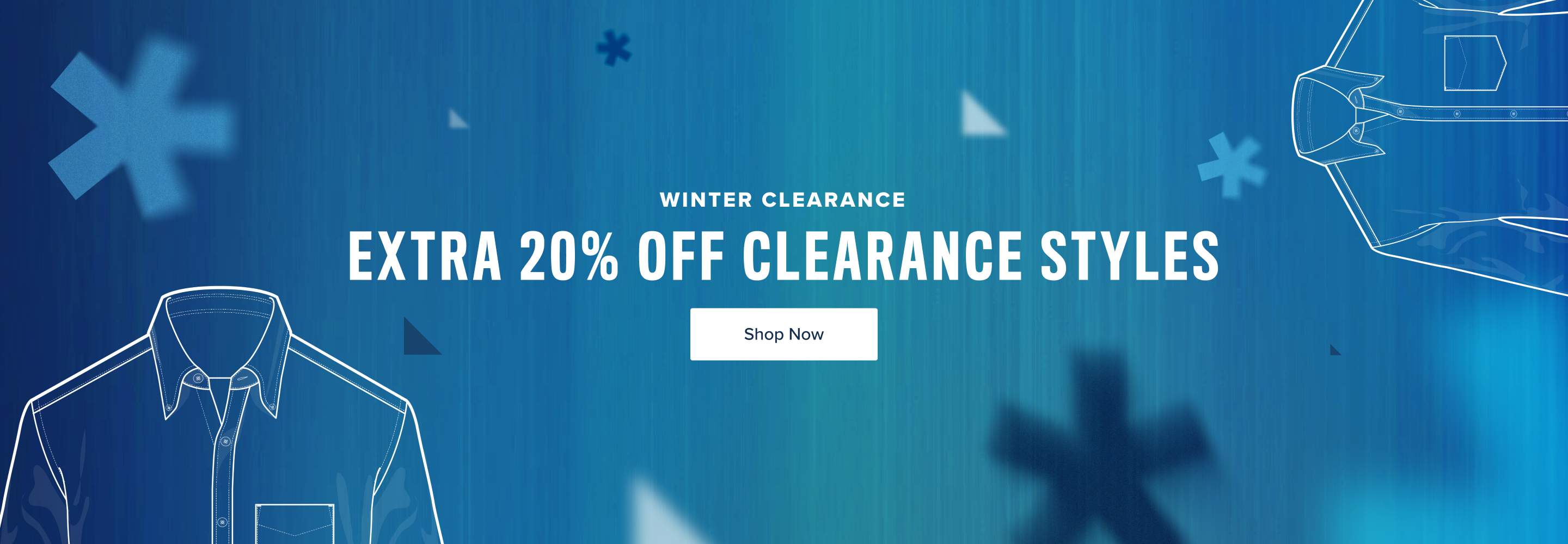 Extra 20% Off Clearance Styles