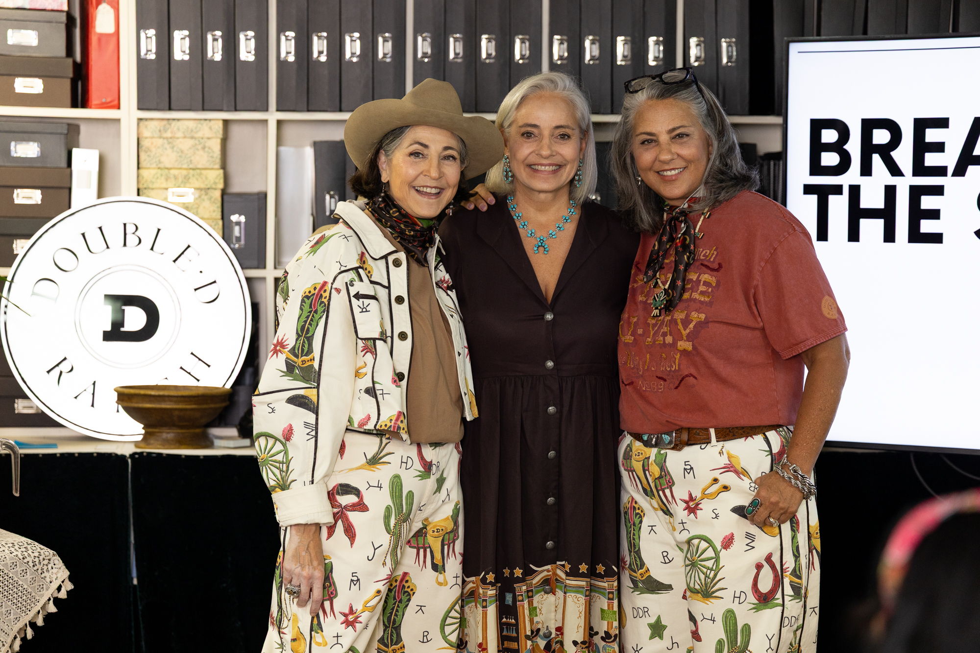 Cheryl, Hedy, and Audrey at the Breakfast Styled Session