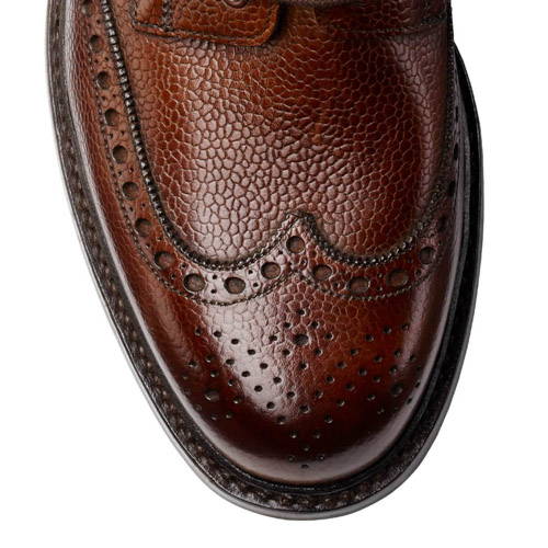 Crockett & Jones Islay In Dark Brown Scotch Grain | The Noble Shoe
