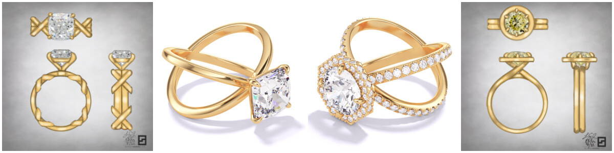 tenth anniversary engagement ring designs