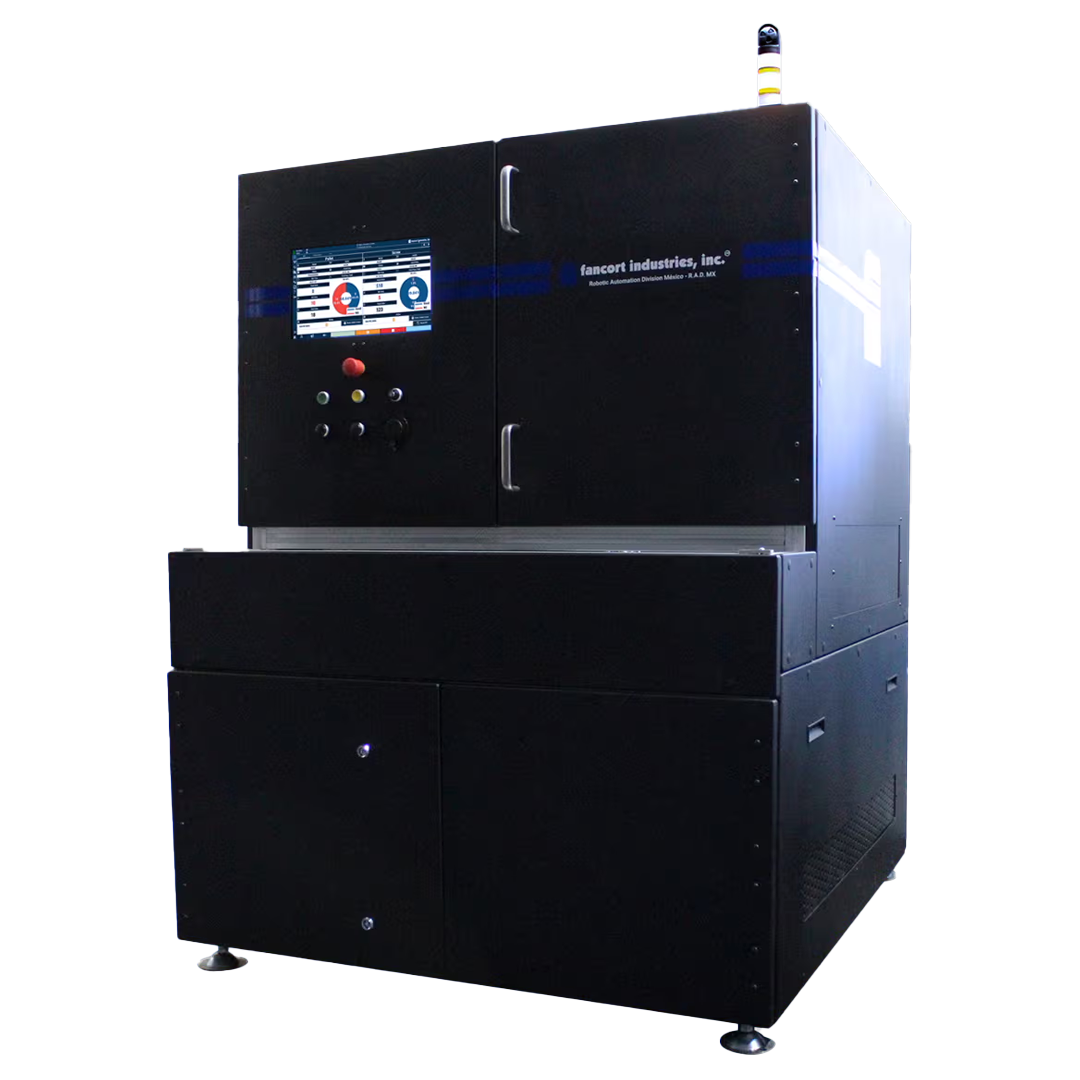 Stand-alone Twin-Table Cell Gantry for Laser Soldering Technology from Japan Unix automated by Fancort Industries