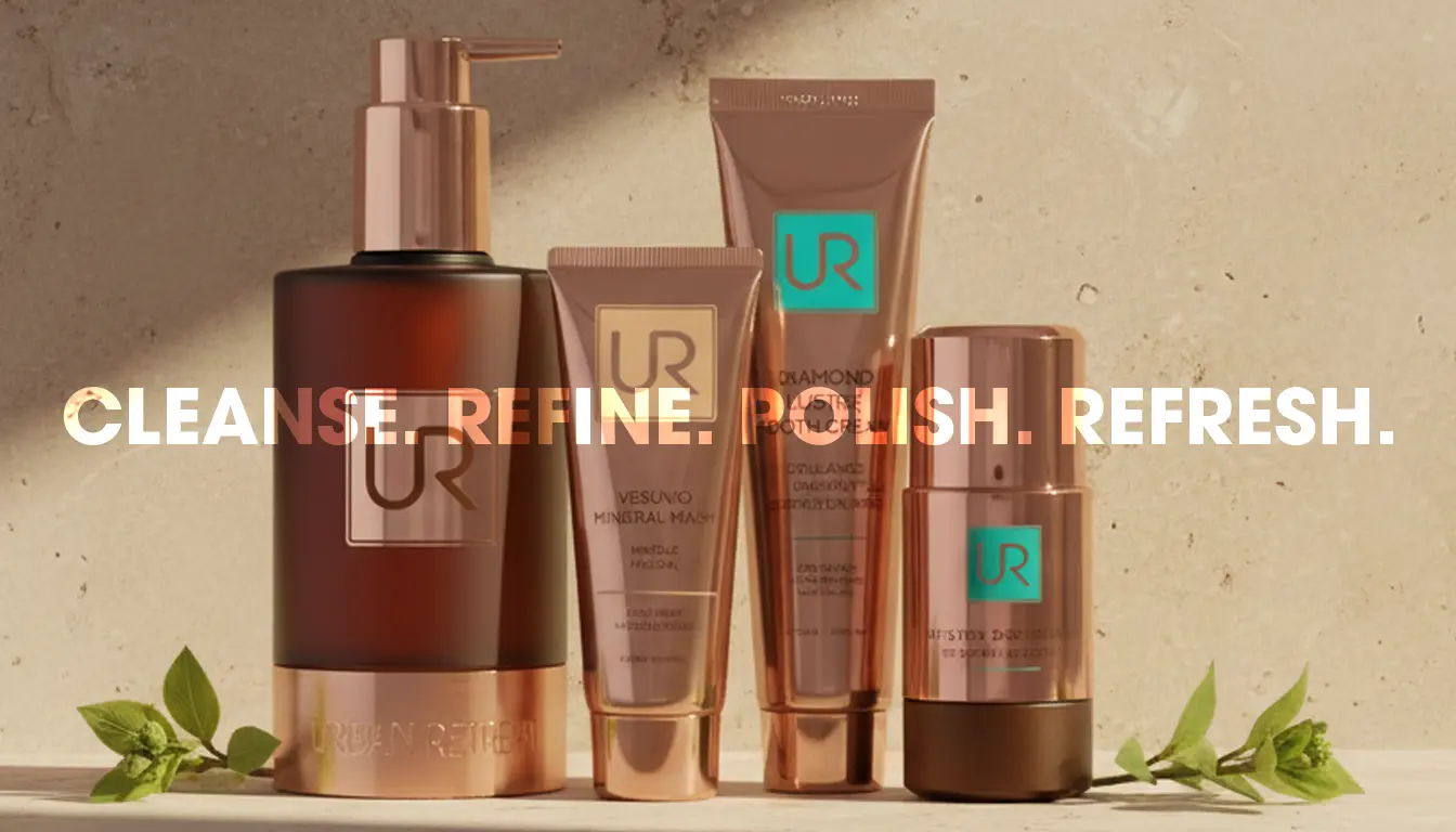 UR Daily Mineral Ritual complete four-step personal-care set