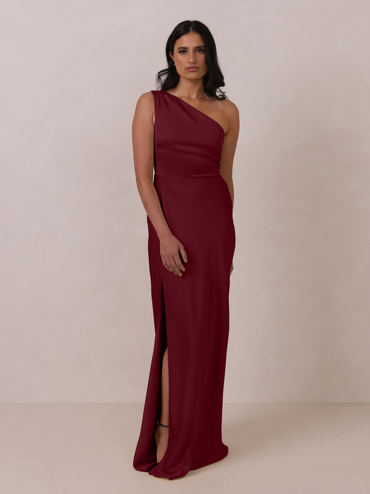 Merlot satin fabric swatch from Park & Fifth.