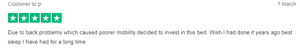 Customer TrustPilot Review