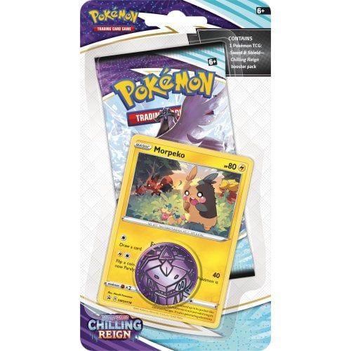 A Chilling Reign Blister Pack featuring Morpeko