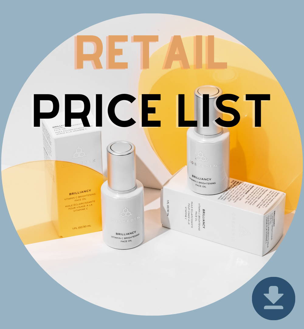 CosMedix & ELITE Retail Price List
