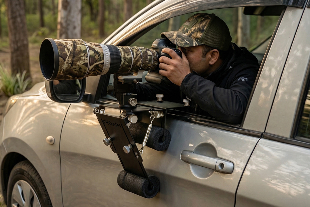 Proaim Keen Eye Pro Car Door Mount for Wildlife, Sports & Professional Photography/Videography