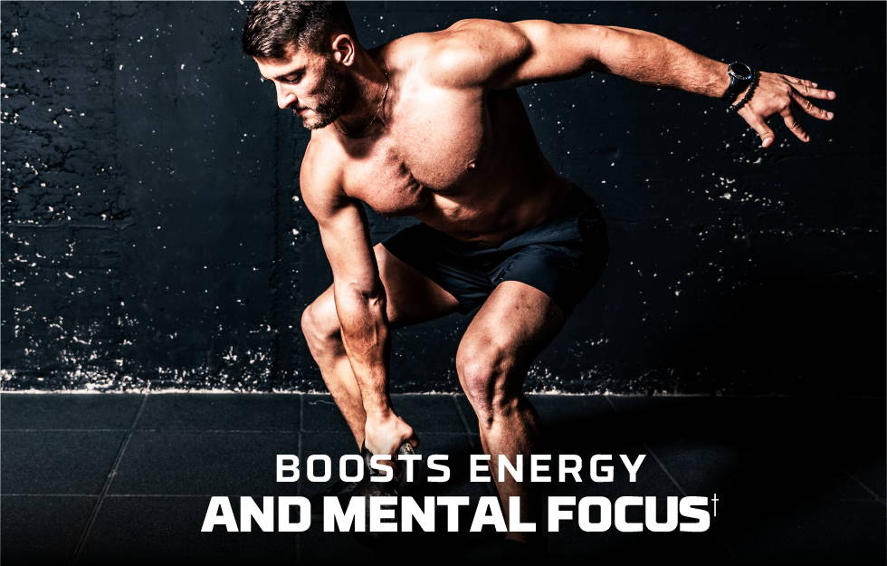Male workout, boosts energy and mental focus