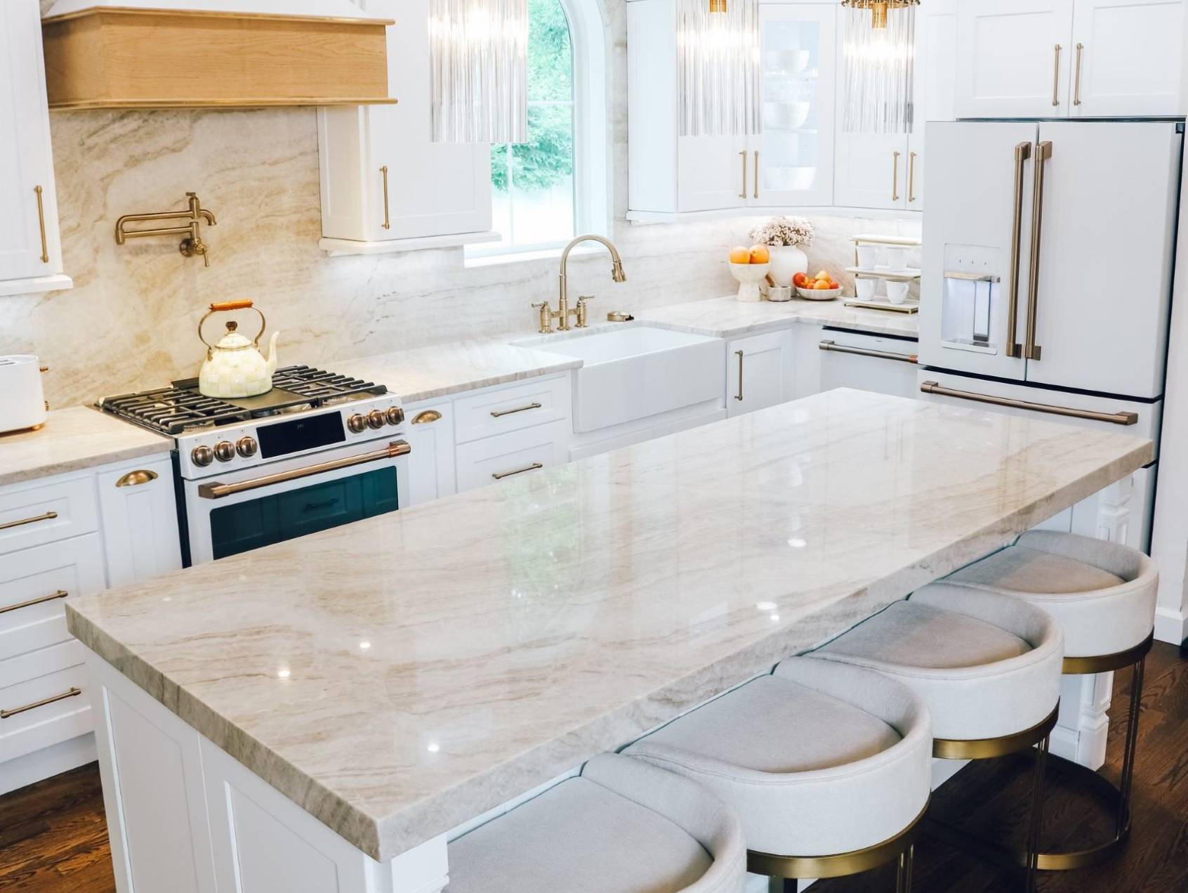 Micah Enriquez Kitchen with Matte White Appliances