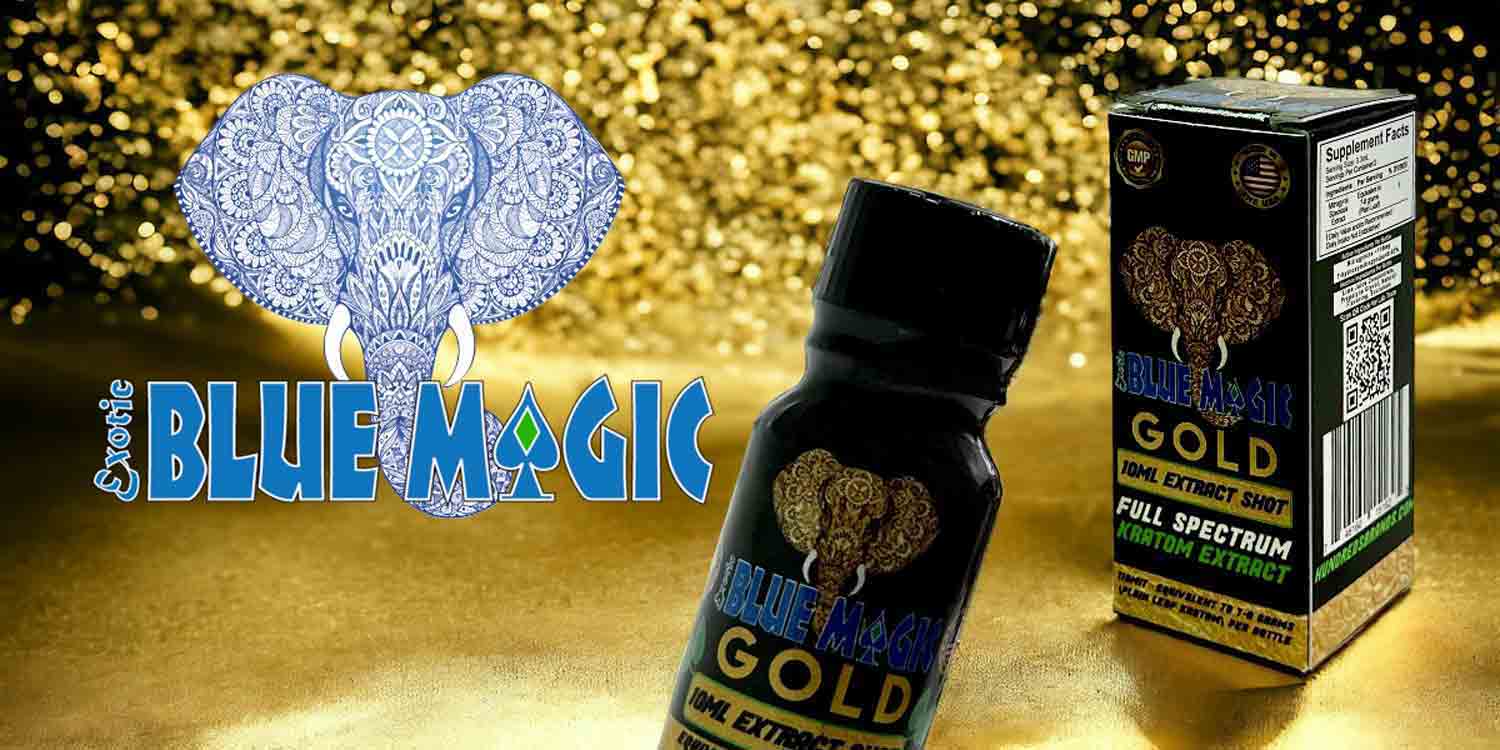 Blue Magic Gold Kratom Extract Shot 10ml