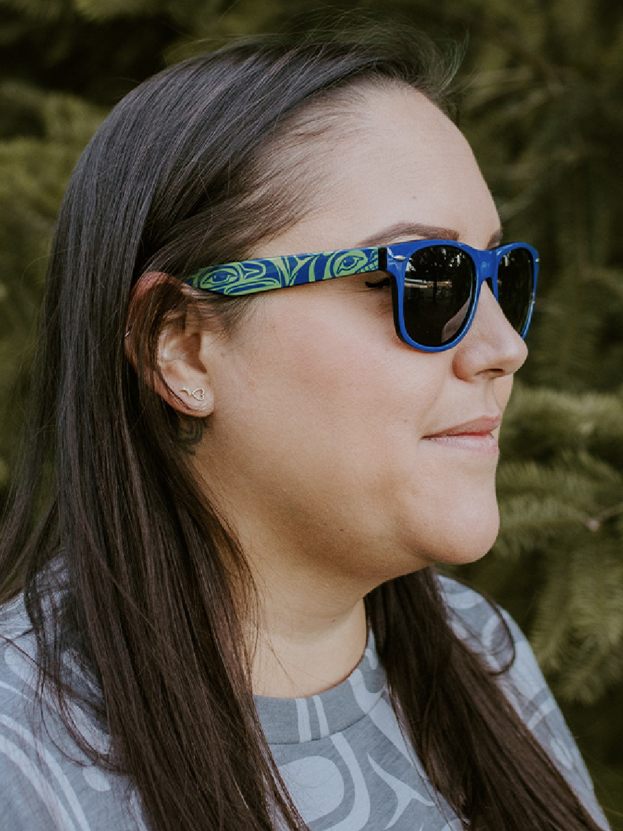 Eagle and Whale Sunglasses Duotone by Paul Windsor
