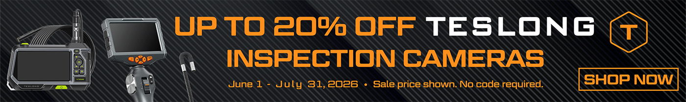 Teslong Summer Sale 2026 - Save Up to 20% on Inspection Cameras