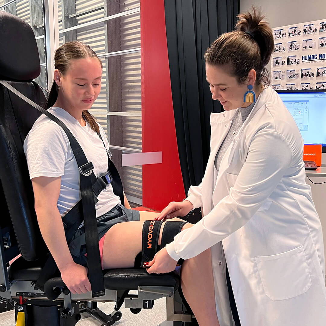 Myovolt clinical research studies in sports physiology at Sports Research Institute of New Zealand.