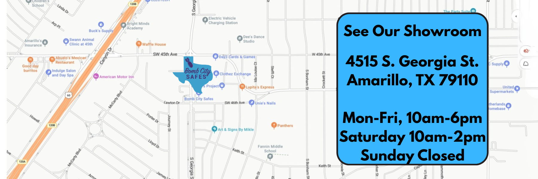 Showroom Location and Hours
