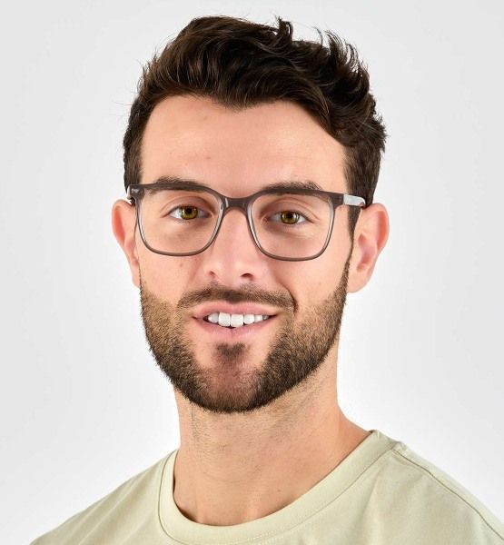 Marvel Grey Lightweight Bio-acetate eyeglasses by Kraywoods