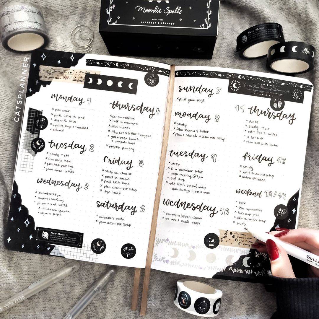 Top 10 Witchy Bullet Journal Spreads – NotebookTherapy