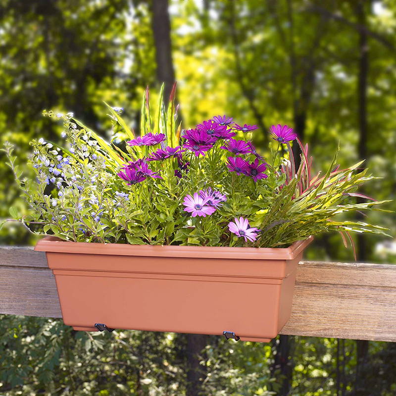 36-Inch Terracotta Novelty Countryside Flower Box Tray 