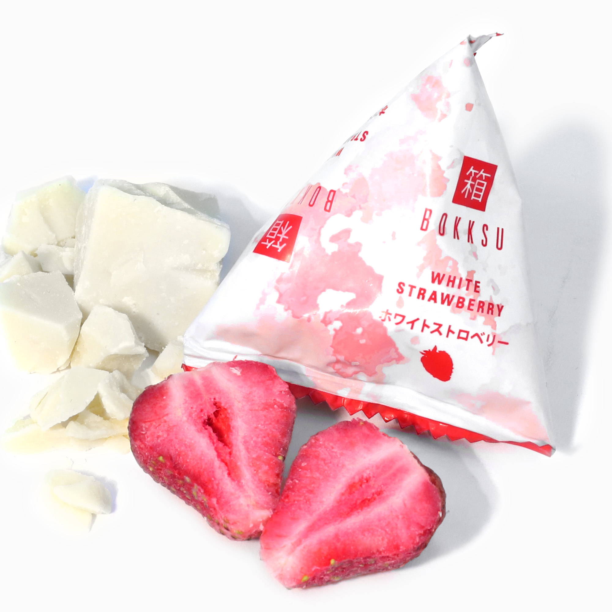 Bokksu white chocolate strawberry 