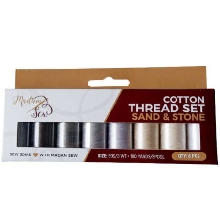 Cotton Thread Sand & Stone
