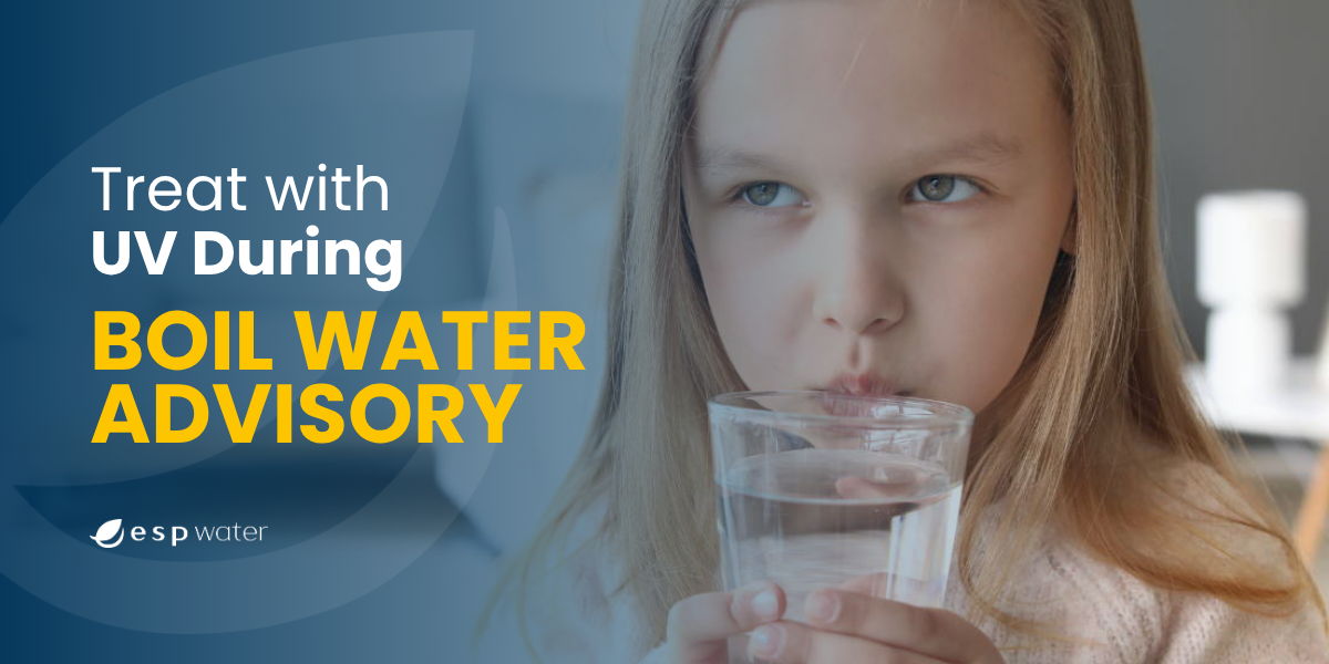 How to treat water with ultraviolet light during boil water advisory
