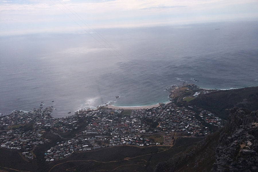 aerial of Cape Town