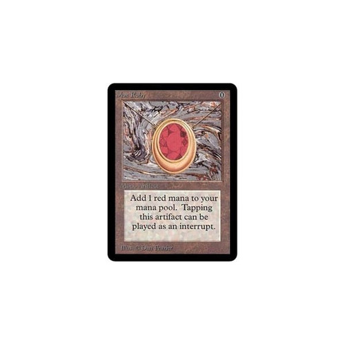 mox ruby rare card